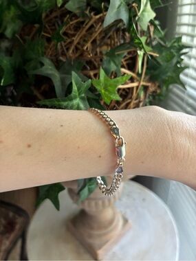 Classic SMALL Solid Sterling Curb Chain Bracelet - Women's Jewelry 6.5 inches